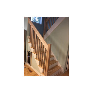 Contemporary 3" 4000 Turned Newel w/Chamfered Top (48" and 60") - Stair Parts USA