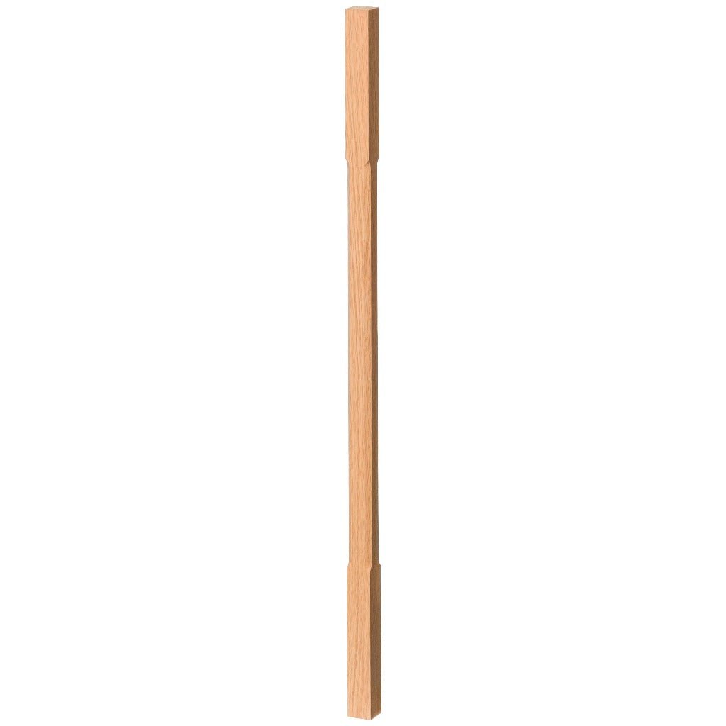 Contemporary Elegant Rise Chamfered Square Top Baluster in 1 - 1/4" or 1 - 3/4" (5034C, 5038C, 5042C, 5334C, 5338C, 5342C) - Stair Parts USA