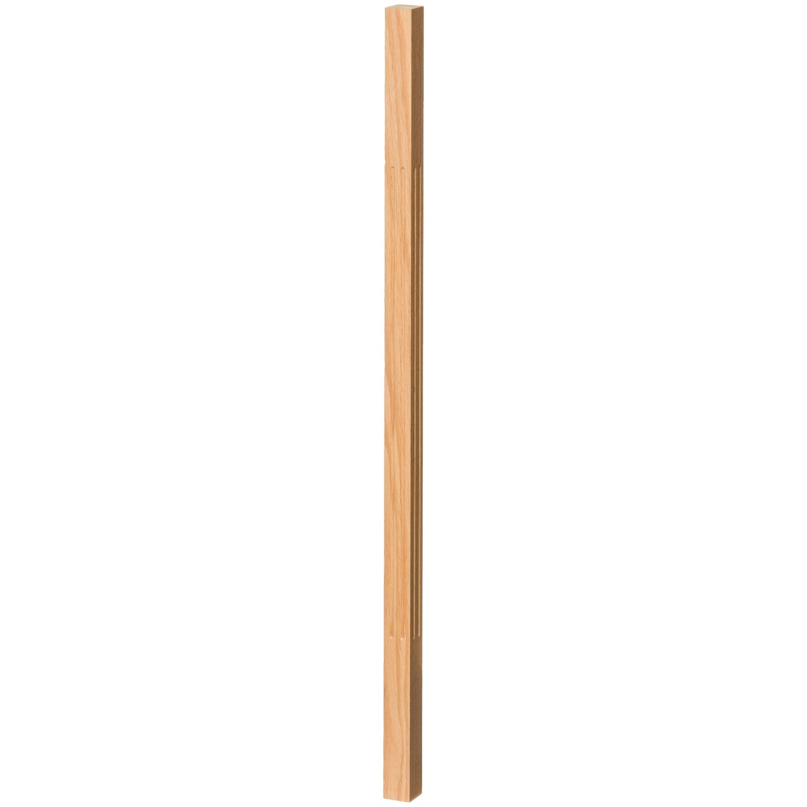 Contemporary Elegant Rise FLUTED Square Top Baluster (5034F, 5334F) - Stair Parts USA