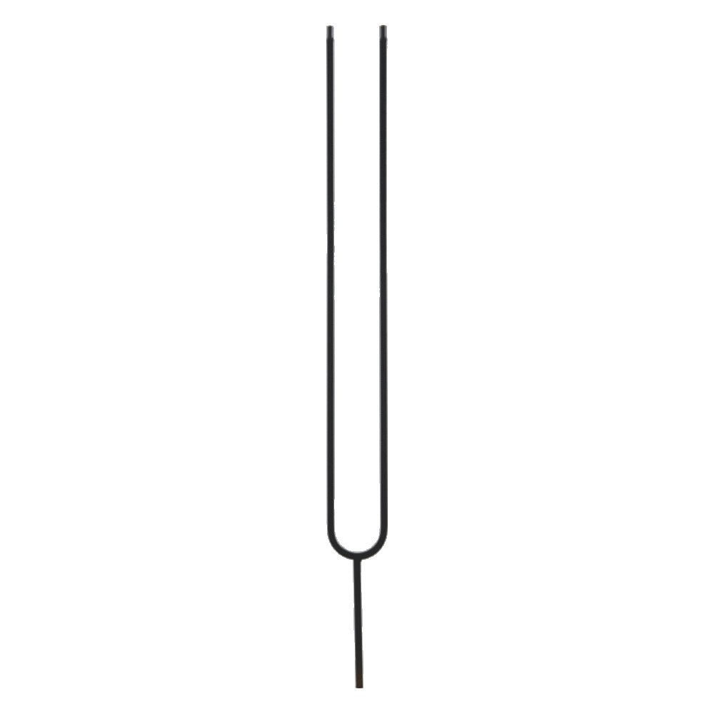 Contemporary Series: Split Oval 4" Oval x 1/2" Square x 44"H Hollow Iron Baluster (9092CS) - Stair Parts USA