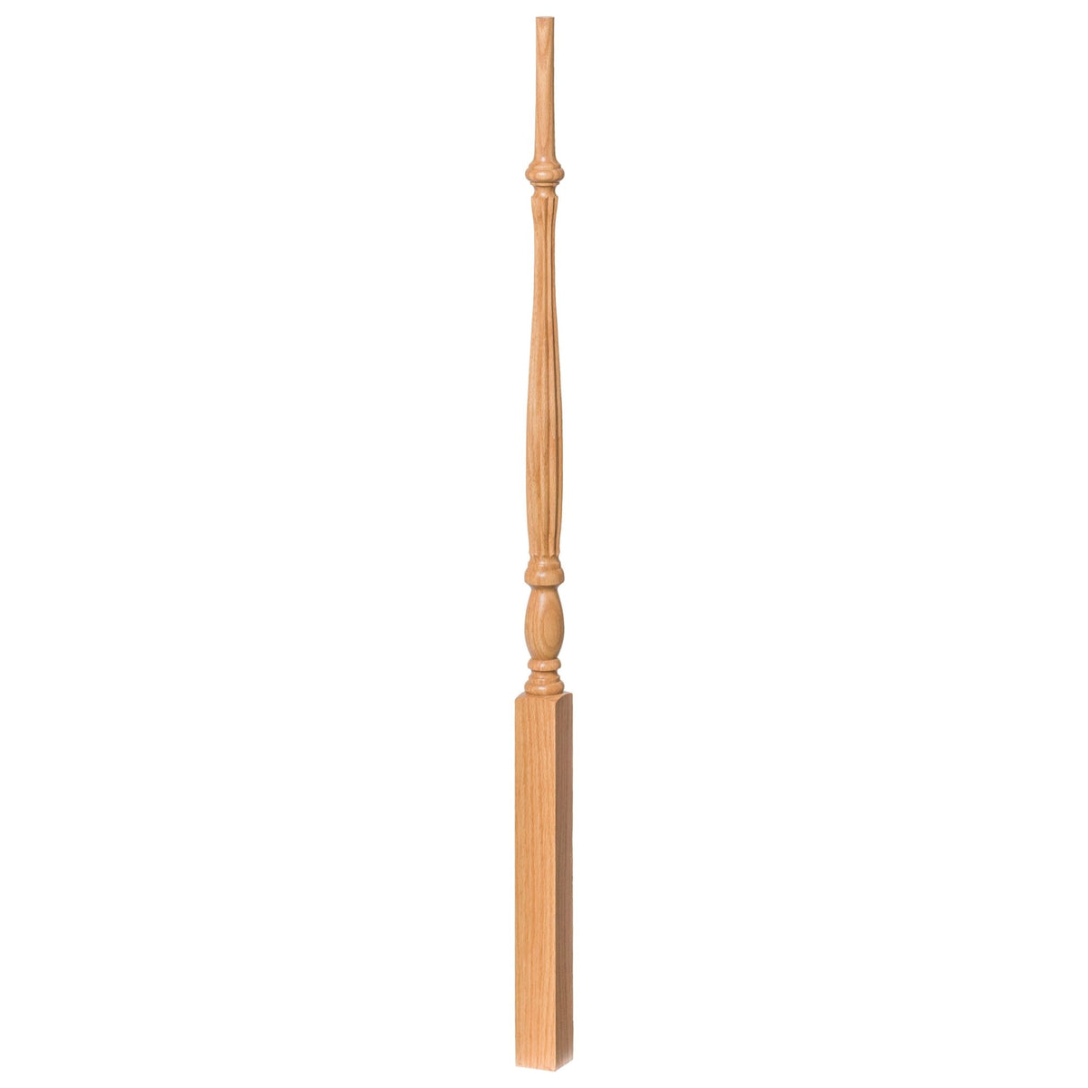 Country 1 - 3/4" 5434R Elegant Rise Reeded (1 - 2 Weeks) Pin Top Baluster - Stair Parts USA
