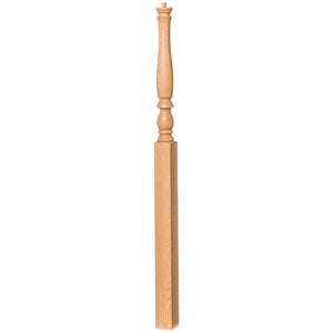 Country 3 - 1/4" 4670 Pin Top Turned Newel (4670, 4676) - Stair Parts USA