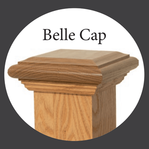 CUSTOM Belle Cap for 7 - 1/2" 4092 Newels (BELLE - CAP - 4092) - Stair Parts USA