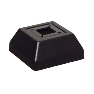 Easy Fit Flat Square Shoe for Square or Round Hollow Iron Balusters (9067EF - FS) - Stair Parts USA
