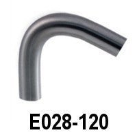 Elbow 120d Angle for Tube 1 2/3 Dia. x 5/64" (E028 - 120) - Stair Parts USA