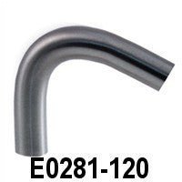 Elbow 120d Angle for Tube 1 2/3 Dia. x 5/64" (E028 - 120) - Stair Parts USA