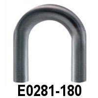 Elbow 180d Angle for Tube 1 2/3 Dia. x 5/64" (E028 - 180) - Stair Parts USA