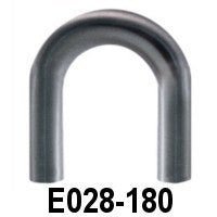 Elbow 180d Angle for Tube 1 2/3 Dia. x 5/64" (E028 - 180) - Stair Parts USA