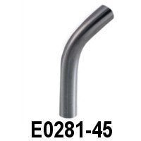 Elbow 45d Angle for Tube 1 1/3 - 1 2/3 Dia. x 5/64" (E028 - 45) - Stair Parts USA