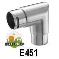 Elbow 90d Fitting for 1 2/3" Handrail (E451) - Stair Parts USA