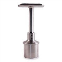 For Tube 1 2/3" Dia., Stiff, Adjustable in Height Satinized (E510 - 424) - Stair Parts USA
