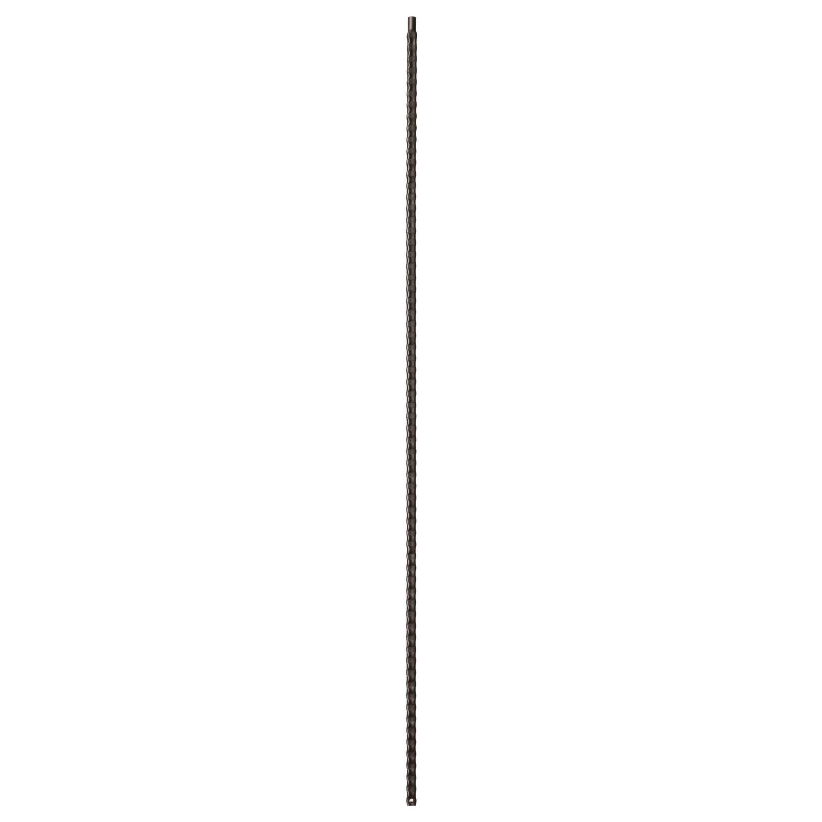 Gothic Series 9/16" Square x 44"H Plain Hammered Bar Hollow Iron Baluster (9016HG)