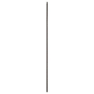 Gothic Series 9/16" Square x 44"H Plain Hammered Bar Hollow Iron Baluster (9016HG) - Stair Parts USA