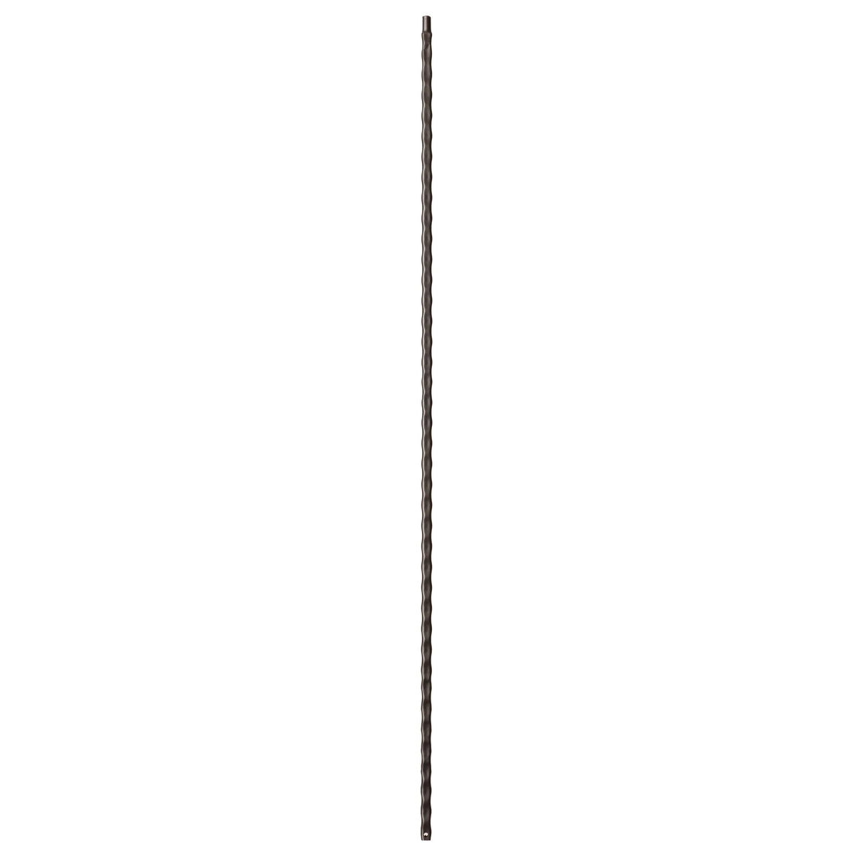 Hammered Face Series 9/16" Square x 44-3/32"H Plain Bar with Hammered Face - Hollow Iron Baluster (9031HF)