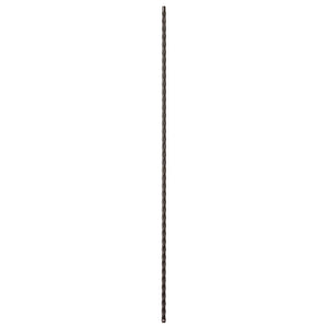 Hammered Face Series 9/16" Square x 44-3/32"H Plain Bar with Hammered Face - Hollow Iron Baluster (9031HF)