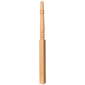 Hampton 3 - 1/2" 4275 Pin Top Turned Newel (4275, 4278) - Stair Parts USA