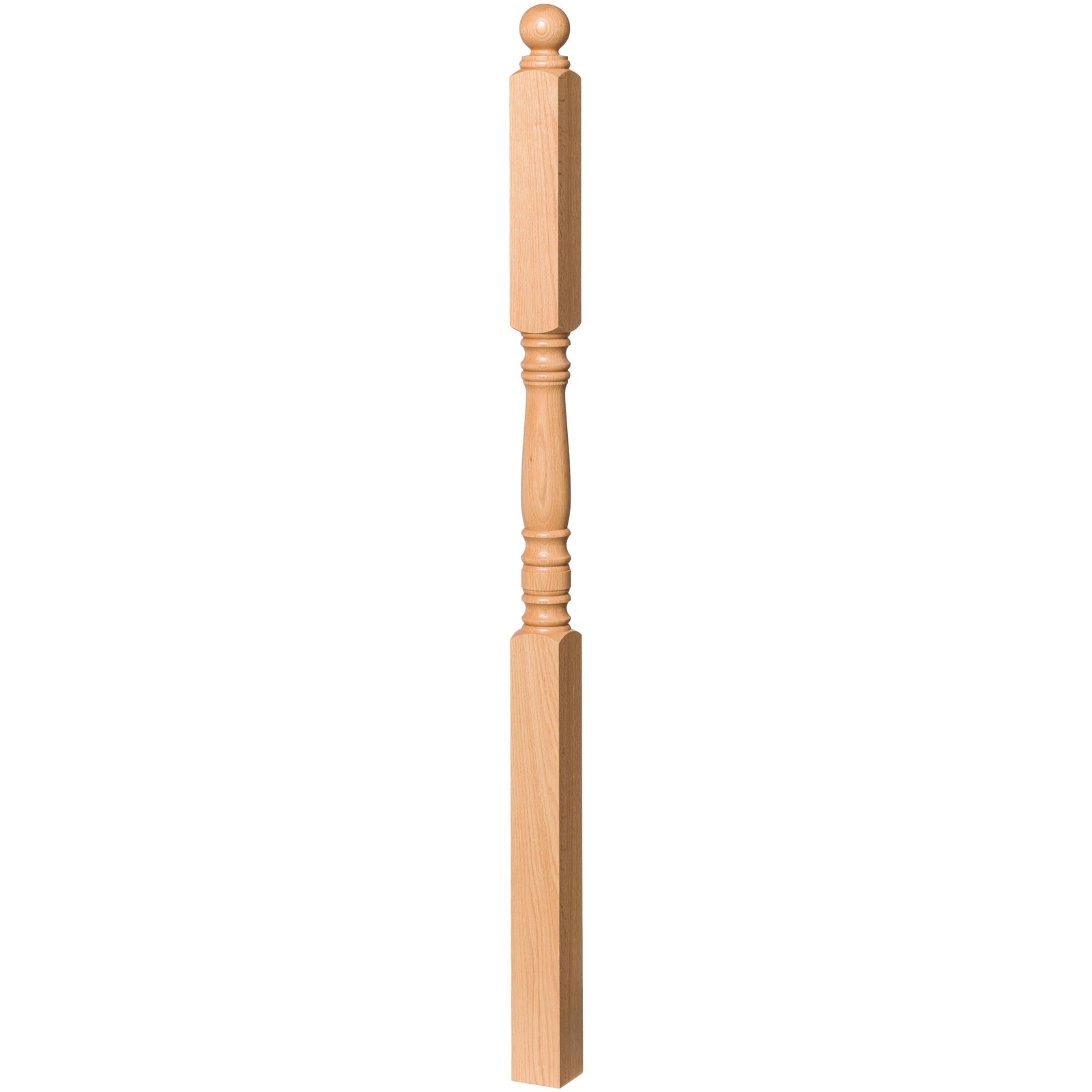 Hampton 3" x 60" 4305 Long Block Turned Newel - Stair Parts USA