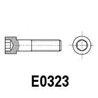 Hexagon Socket Head Cap M8 x 25/32" (E0323, E0323316) - Stair Parts USA