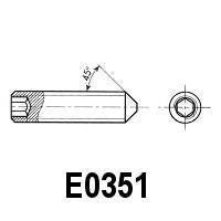 Hexagon Socket Set Screw - Rounded Head - Stair Parts USA