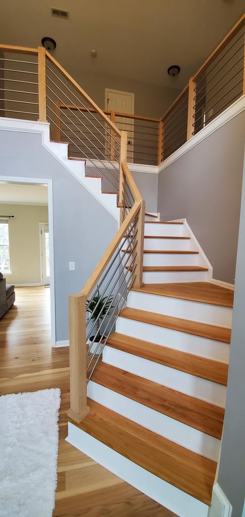 Horizontal Hollow Iron Bar Railing - Stainless Steel Finish / 5/8 - inch (CS511) - Stair Parts USA