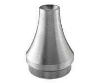 Interior Stainless Steel Decorative Semispherical End Cap for Handrail, M10 Thread - Stair Parts USA
