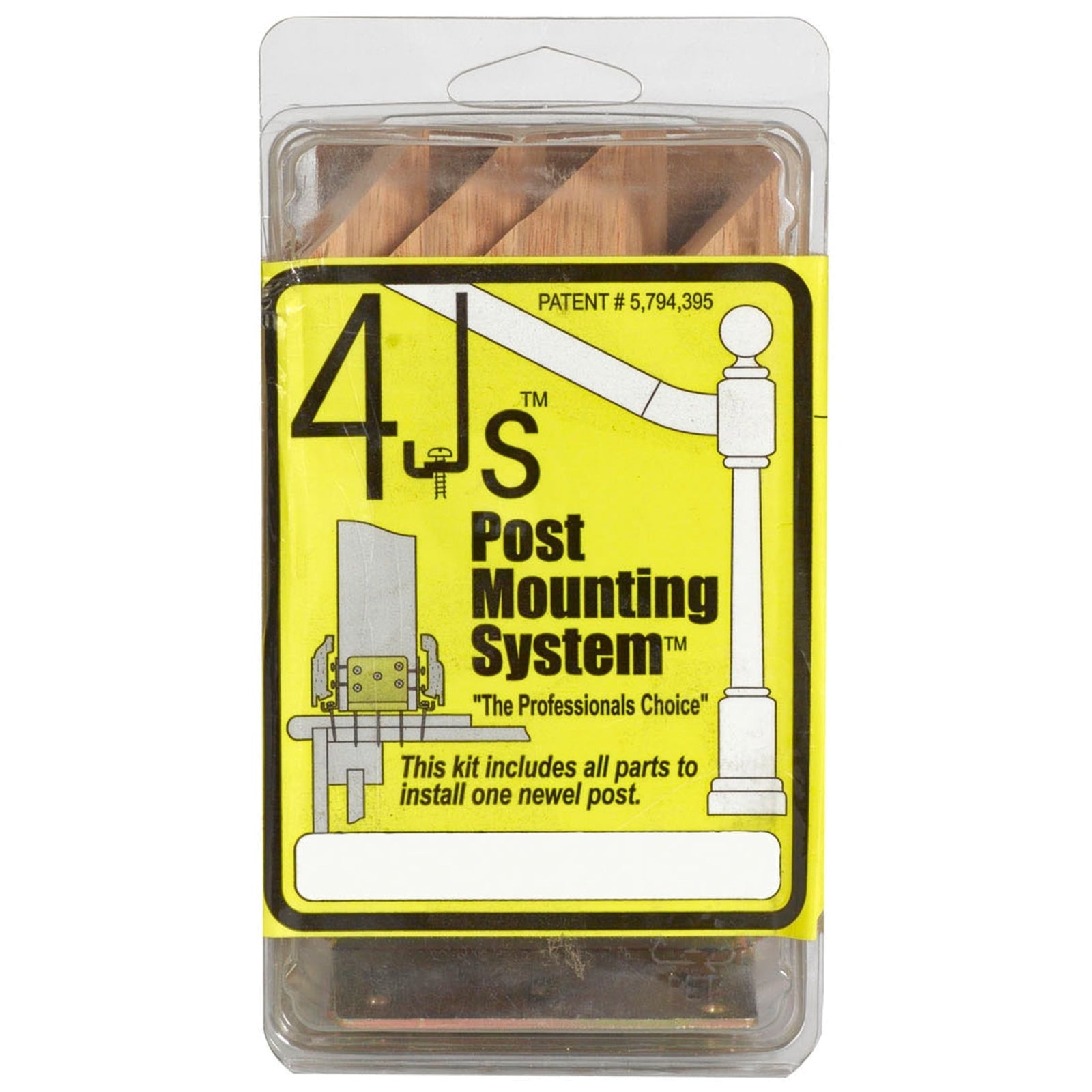 L Bracket Newel Fastening System for 3" (3009) or 3 - 1/2" Newels (3019) - Stair Parts USA