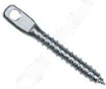 Lag Eye For Wood posts using 1/8" or 3/16" Stainless Steel Cable Wire (GLE-6)