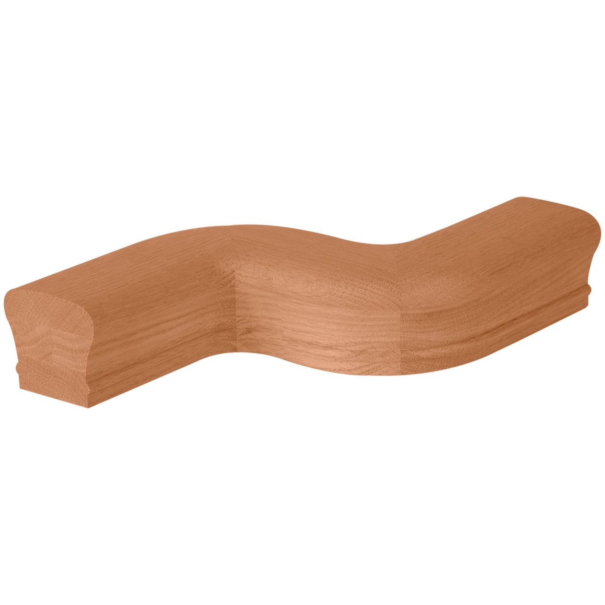 Left Hand "S" Fitting for 6010 Handrail (7022 - LH) - Stair Parts USA