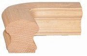 Level Quarter Turn Fitting for 6710 Handrail (7711) - Stair Parts USA