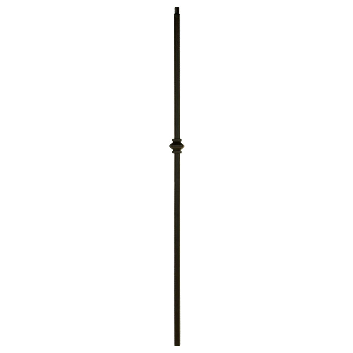 MEGA Series 3/4" Square x 44"H Single Knuckle Hollow Iron Baluster (MEGA - 1KNUC) - Stair Parts USA