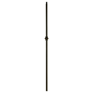 MEGA Series 3/4" Square x 44"H Single Knuckle Hollow Iron Baluster (MEGA - 1KNUC) - Stair Parts USA