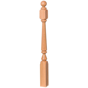 Ohio 3 - 1/2" Ball Top Turned Newel (4840, 4842, 4848) - Stair Parts USA