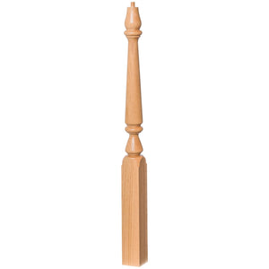 Ohio 3 - 1/2" Pin Top Turned Newel (4811, 4815) - Stair Parts USA