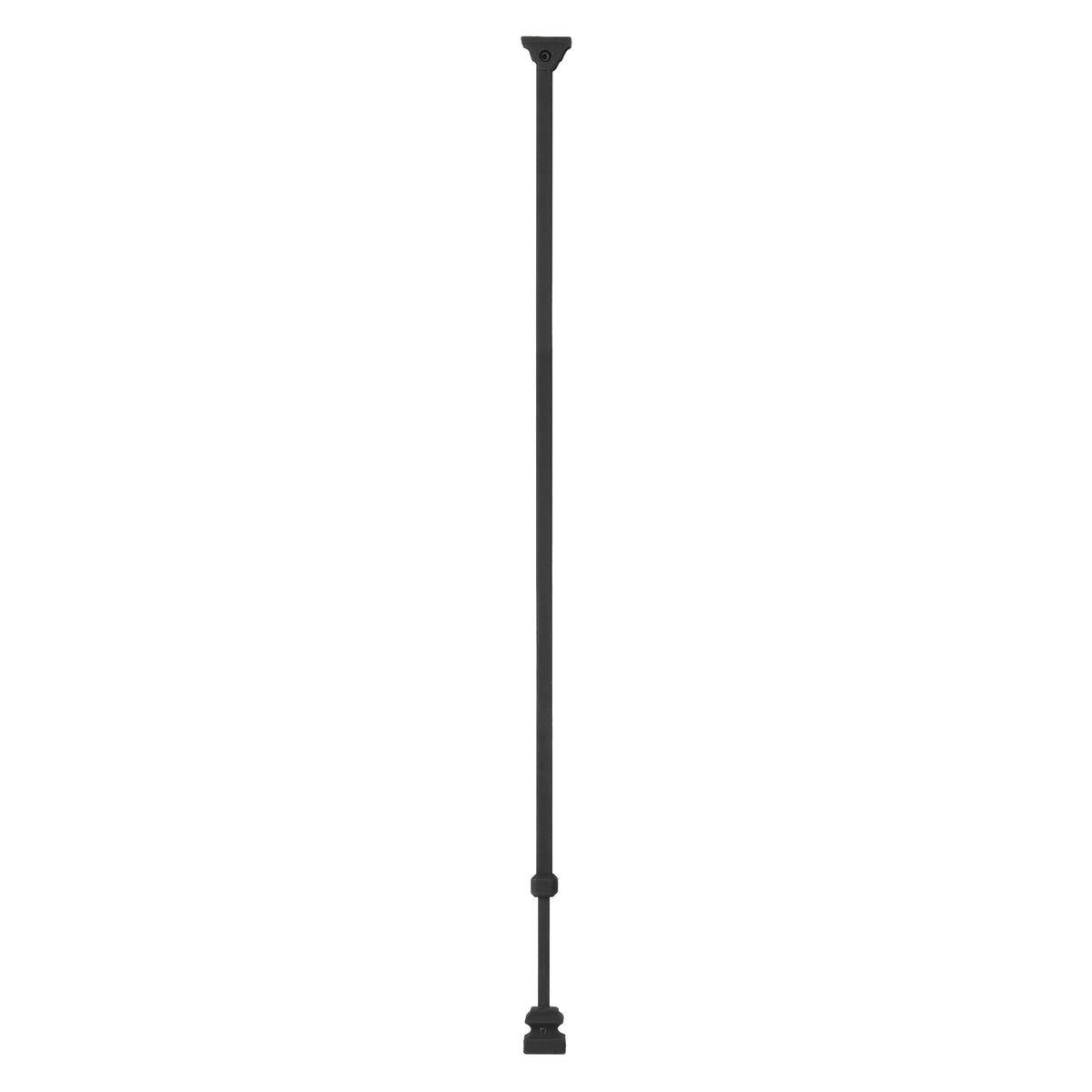 "Ole Iron Slides" 1/2" Square x 30" - 38"H Adjustable Hollow Iron Baluster (ISPLA) - Stair Parts USA