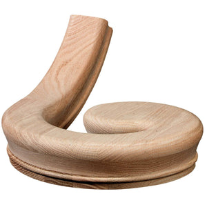 Right Hand Volute Fitting for 6710 Handrail (7735) - Stair Parts USA