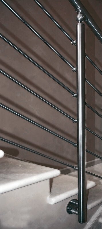 Rounded End Cap for 1 - 2/3" Stainless Steel Tubular Handrail (E0119) - Stair Parts USA