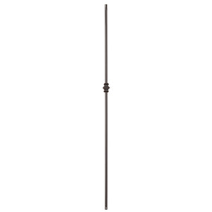 Shape Series 1/2" Square x 44"H Single Knuckle Hollow Iron Baluster (9006)
