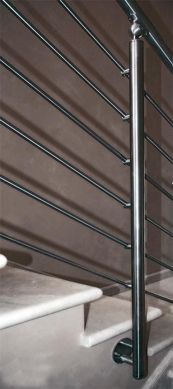 Stainless Steel Anchorage / 3 - 15/16" Dia. x 15/64" for Tube 1 2/3" Dia. (E400 - 304, E400) - Stair Parts USA