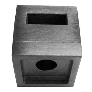 Stainless Steel Bar Holder for 9/16" x 1/4" Flat Bars (E036010) - Stair Parts USA