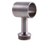 Stainless Steel Handrail Support / 2 - 3/4" Dia. x 1/2" Dia., For Tube 1 2/3" Dia. (E031 - S) - Stair Parts USA