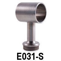 Stainless Steel Handrail Support / 2 - 3/4" Dia. x 1/2" Dia., For Tube 1 2/3" Dia. (E031 - S) - Stair Parts USA