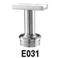 Stainless Steel Handrail Support / 2 - 9/16" x 3/4" Dia., Rigid Handrail Support (E031) - Stair Parts USA