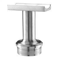 Stainless Steel Handrail Support / 2 - 9/16" x 3/4" Dia., Rigid Handrail Support (E031) - Stair Parts USA