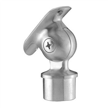 Stainless Steel Handrail Support Pivotable for Tube 1 2/3" Dia. (E4581) - Stair Parts USA