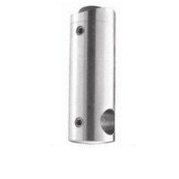 Stainless Steel Round Bar Holder for Int. 1 2/3" Round Newel Post - Stair Parts USA