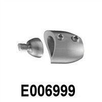 Stainless Steel Straight Round Bar Holder - Stair Parts USA