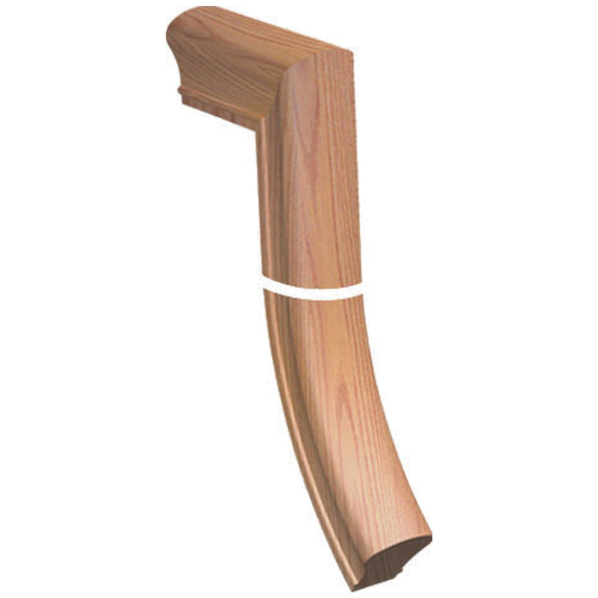 Straight Gooseneck w/No Cap Fitting for 6010 Handrail (7099) - Stair Parts USA