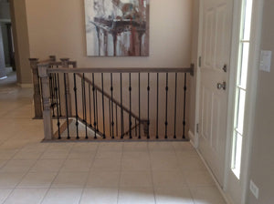 Straight Series 1/2" Square x 44"H Hollow Iron Baluster (9000)