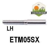 Threaded Terminal (Right or Left) for Rope 13/64" (ETM05) - Stair Parts USA