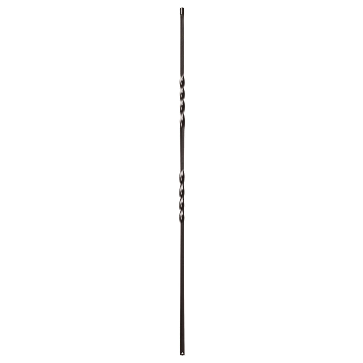 Twist Series 1/2" Square x 44"H Double Twist Hollow Iron Baluster (9002) - Stair Parts USA